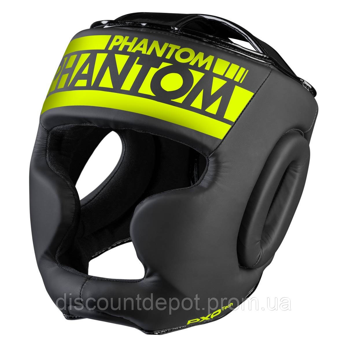 Боксерский шлем Phantom APEX Full Face Neon One Size Black Yellow DD, код: 8104230 - фото 1 - id-p2167907722