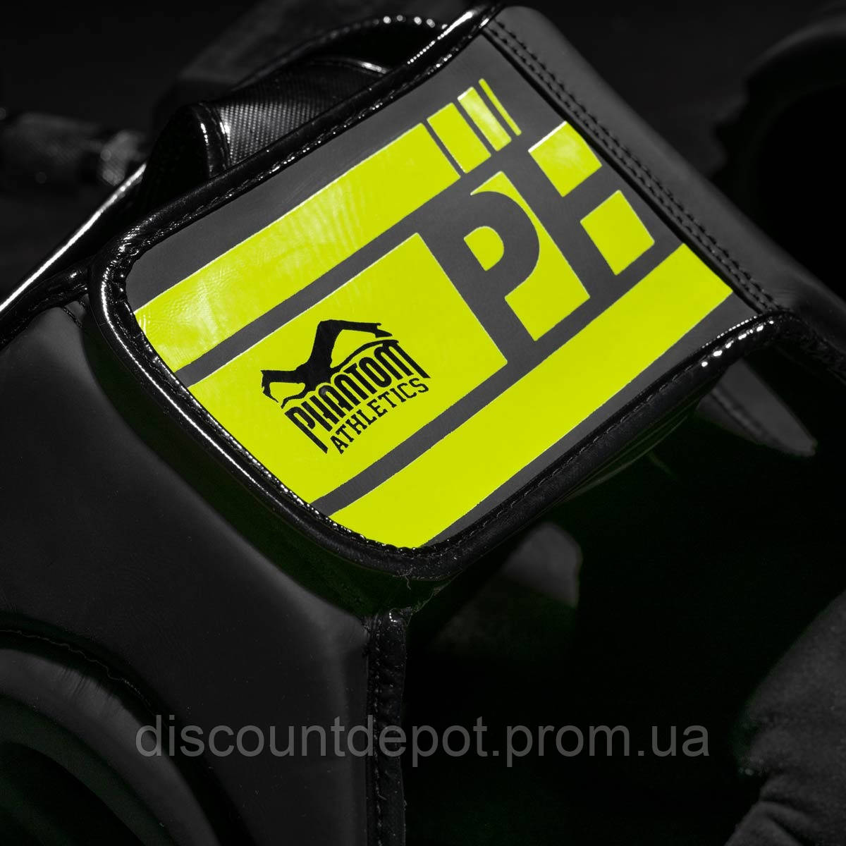 Боксерский шлем Phantom APEX Full Face Neon One Size Black Yellow DD, код: 8104230 - фото 3 - id-p2167907722