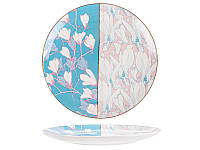 Сервировочные тарелки в наборе 6 штук диаметр 26 см Pink-Blue AL120792 Lefard EJ, код: 8381776