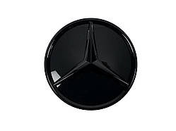 Емблема (Зірка) 3D дзеркальна під дистронік на Mercedes GLS / GLC / Vito / S ( Black)