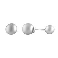 Серебряные серьги SilverBreeze без камней (2094555) GB, код: 6597989