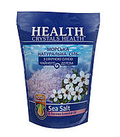 Соль морская натуральная для ванны Чайное дерево Crystals Health 500 г KC, код: 8076279
