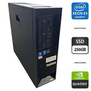 Робоча станція Lenovo ThinkStation C30 SFF/ 2x Xeon E5-2658 v2/ 64 GB RAM/ 256 GB SSD/ Quadro 2000 1GB, фото 1