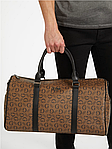 Спортивна сумка з логотипом GUESS 1159801342 (Коричневий, One size), фото 5