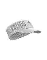 Спортивна пов'язка із козирком  Compressport Spiderweb Headband On/Off, White