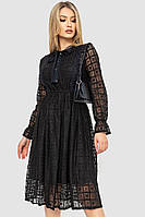 Ошатне плаття, колір чорний, 129R1907