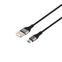 Кабель USB XO NB188 2.4A USB - Micro USB 1м Черный CS, код: 7538625