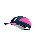 Кепка с изогнутым козырьком Compressport 5 Panel Light Cap, Mood Indigo/Magenta