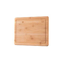 Доска кухонная бамбуковая с желобом 35,5*25*1,5 см Ardesto Midori AR1435BG DL, код: 8332442