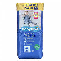 Подгузники-трусики Babylove Premium 5 junior JUMBOPACK 13-20 кг 40 шт KC, код: 8104984