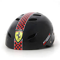 Шлем регулируемый для роликов, скейтов FERRARI FAH50 разм.S Черный KC, код: 2493702