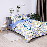 Комплект постільної білизни ТЕП "Happy Sleep" євро (Блакитна дюна, 50x70), фото 4