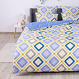 Комплект постільної білизни ТЕП "Happy Sleep" євро (Блакитна дюна, 50x70), фото 7