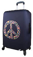 Чехол для чемодана Snowball 33030 peace Средний M Разноцветный PK, код: 8327339