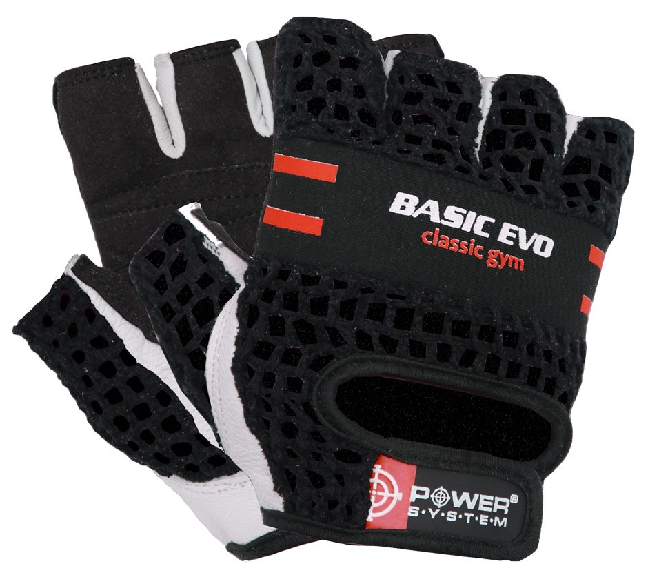 Рукавички для фітнесу Power System PS-2100 Basic EVO Black/Red Line XXL