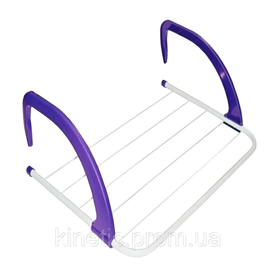 Наружная сушилка для вещей Fold Clothes Shelf Фиолетовый (hub_w2edw9) KC, код: 6767992 - фото 2 - id-p2167865151