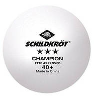 Мячики Schildkrot Champion 40+ 3 White 3pcs (7875) DD, код: 1552621