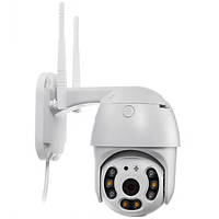 IP камера видеонаблюдения RIAS PTZ-120 Wi-Fi 2MP уличная с удаленным доступом White (3_02535) DL, код: 7771622