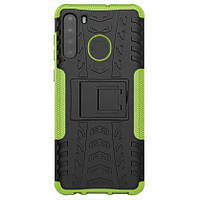 Чехол Armor Case для Samsung Galaxy A21 Lime PK, код: 7410893