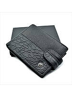 Чоловічий шкіряний гаманець Weatro 11 х 8,5 х 2,5 см Чорний wtro-168-L42ND KB, код: 7572698