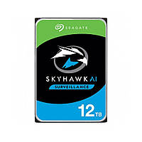 Жесткий диск 12TB Seagate SkyHawk AI ST12000VE001 для видеонаблюдения GR, код: 7796746