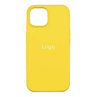 Чехол Spase Silicone Case Full Size AA iPhone 15 Canary yellow KB, код: 8215365