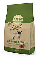 Корм ARATON LAMB Junior All Breeds сухой для молодых собак с ягненком и рисом 3 кг GG, код: 8451528