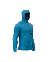 Спортивная куртка с мембраной Compressport Hurricane Waterproof 10/10 Jacket, Mosaic Blue, XL