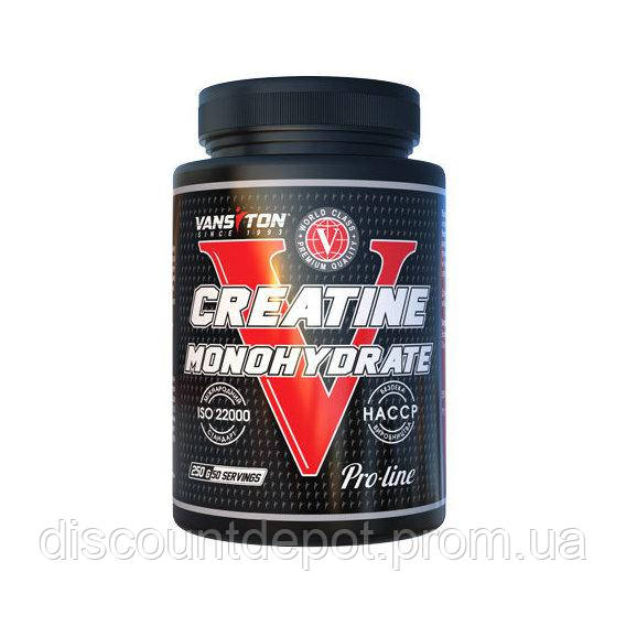 Креатин моногидрат Vansiton Creatine Monohydrate 250 g 50 servings Unflavored DD, код: 7907383 - фото 1 - id-p2167964967