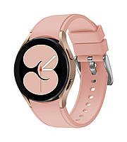 Ремешок силиконовый для смарт часов BeWatch Four Samsung Galaxy Watch 4 5 Pro Розовый (01 PZ, код: 8033366