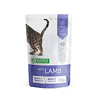 Корм Nature's Protection Sensitive digestion with Lamb влажный с ягненком для взрослых котов GG, код: 8451988