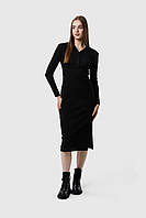 Плаття однотонне жіноче LAWA WTC02349 XS Чорний (2000990263636) GG, код: 8417958
