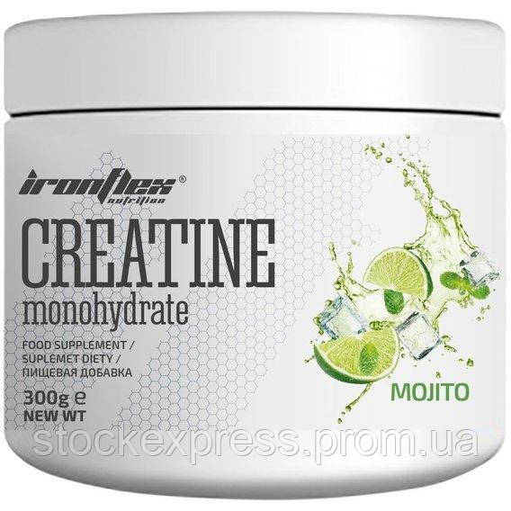 Креатин моногидрат IronFlex Creatine Monohydrate 300 g 120 servings Mojito SE, код: 7547634 - фото 1 - id-p2168011770