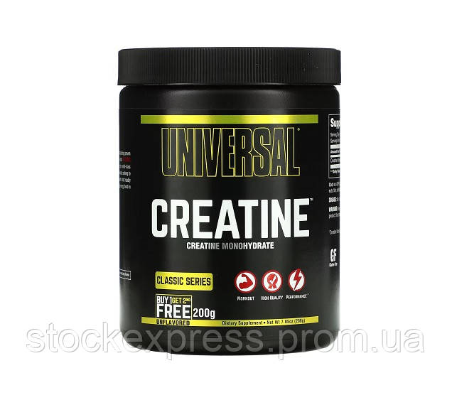 Креатин комплекс Universal Nutrition Creatine Powder 200 g 40 servings Unflavored SE, код: 7820884 - фото 1 - id-p2168011780