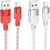 Дата кабель Hoco X99 Crystal Junction USB to Lightning (1.2m) TRE