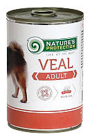 Корм Nature's Protection Adult Veal влажный с телятиной для взрослых собак всех пород 800 гр GG, код: 8452193