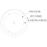 Dahua Technology HAC-HDW1200TRQP (3.6 мм) - 2 Мп купольна HDCVI відеокамера, фото 3