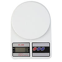 Электронные кухонные весы RIAS SF- 400 с LCD-дисплеем 10 кг White (3sm_523460064) KC, код: 5528929