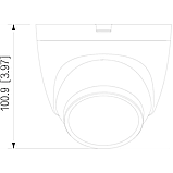 Dahua Technology DH-IPC-HDW2449T-S-IL-BE (2.8 мм) - 4 МП WizSense з подвійним підсвічуванням та мікрофоном (чорна), фото 3