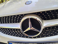 Передня емблема  18 4 см  для Mercedes GLA X156 2014-2019рр