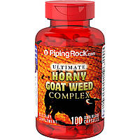 Тонизирующее средство Piping Rock Ultimate Horny Goat Weed Complex 100 Caps EM, код: 7576425