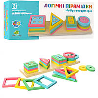 Деревянная игрушка Limo Toy Геометрика MD 2066 PZ, код: 7788620