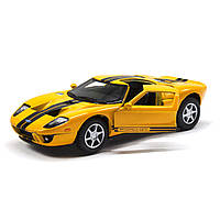Машинка Ford GT жовта Kinsmart (KT5092W) CS, код: 8233382