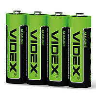 Щелочные батарейки пальчиковые Videx AA LR6 4 шт KC, код: 7548326