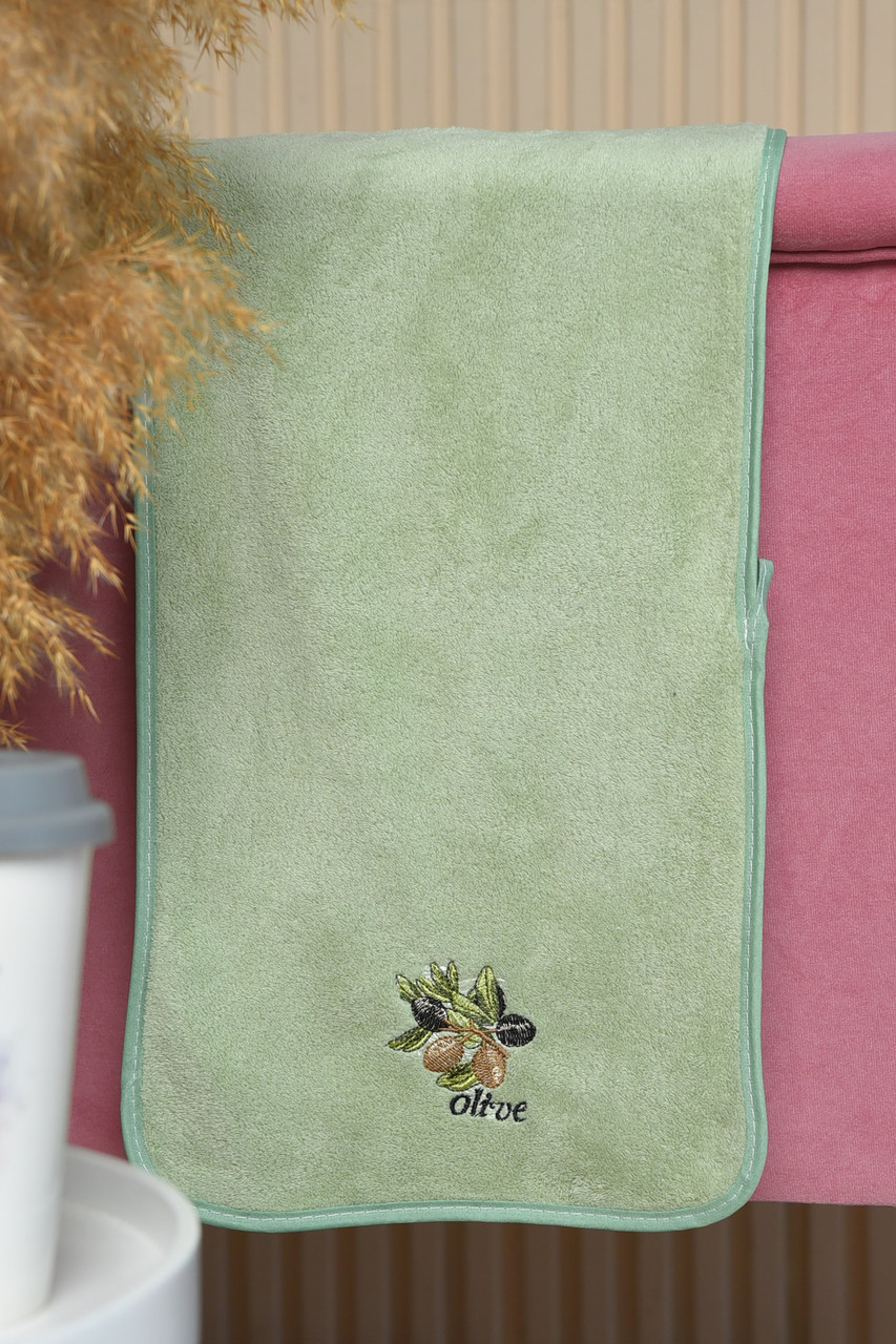 Рушник кухонний мікрофібра оливкового кольору 170450P