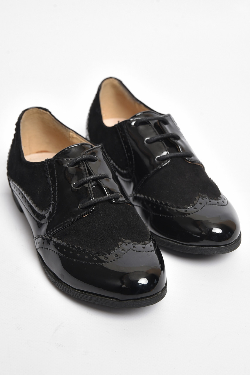 Туфлі для дівчинки чорного кольору р.33 175974T Безкоштовна доставка, фото 1