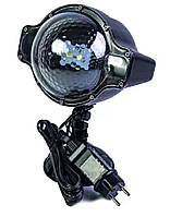 Новогодний уличный лазерный проектор X-Laser XX-Snow 5 Вт Черный KC, код: 1348189