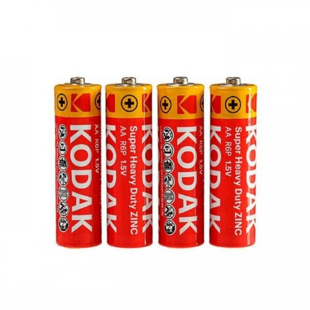 Батарейки Kodak Extra Heavy Duty AA R6 1x4 шт. SE, код: 8328014 - фото 1 - id-p2168024734