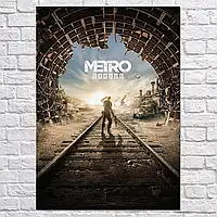 Плакат "Метро, Metro Exodus (2019)", 60×43см