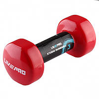 Гантель виниловая LivePro STUDIO DUMBBELL 3кг 1шт. LP8076-3 KC, код: 7674719